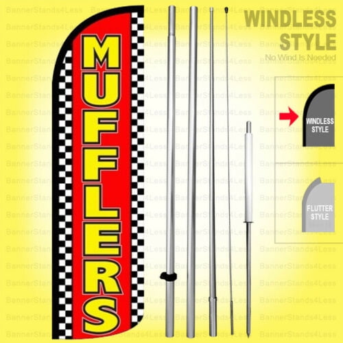 CASH FOR GOLD Windless Swooper Flag KIT Feather Banner Sign 15' rq